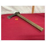 vintage forged-steel tomahawk or trade axe,