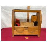 vintage Esquire Footman De Luxe shoe shine box