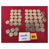 Lot of Canadian coins