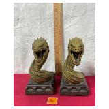 Resin Harry Potter bookends-see pics for condition