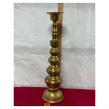 18' Vintage Solid Brass Candlestick Candle Holder
