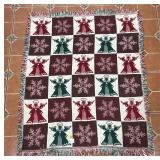Angels&Snowflakes Christmas Blanket