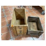 vtg. wooden crates