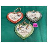 Ceramic Heart Wall Decors
