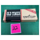 Vtg. Old Timers Knife new in box