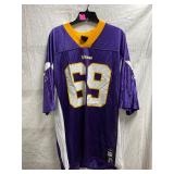 Like New XL Reebok NFL 69 Vikings Jersey