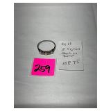 Sterling Ring w/pearls