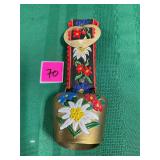 vintage Zermatt souvenir cow bell