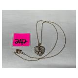 Sterling Pendant&Necklace MOM Jordan