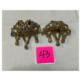 Vtg. Italy signed Monia Garzia shoe clip
