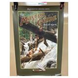 Vtg Remington The Master Guide Knife Poster