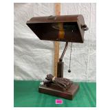 Art Deco Bankerï¿½s style lamp-works