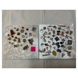large lot of pins
