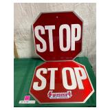 Metal Stop Sign by Farm Bureau