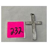 Sterling Cross Pendant