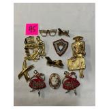 Vtg. Brooches