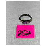 Sterling Amethyst Ring