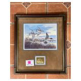 John Mayer ï¿½Duck Printï¿½ with gold tone stamp