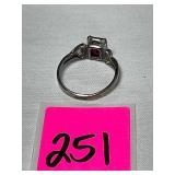 Sterling Ruby Ring