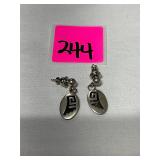 Sterling HOPI earrings-locks not sterling