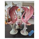 Lantern, & 2 Bird Decorations
