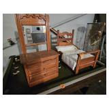Doll Dresser & Bed