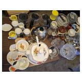 Soup Tureen, Glass Serving Plates,...