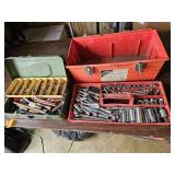 2 Tool Boxes with Various Tools