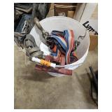 Bucket of Straps & Chains