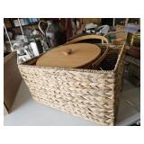 2 Baskets One is Longaberger with Lid