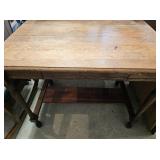 Oak Table (1) Drawer