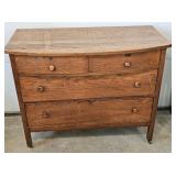 (4) Drawer Oak Chest of Drawers on Wheels
