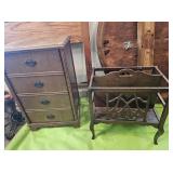 Small Chest of Drawers, Magazine Rack