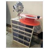 Hardware in Small Cabinet and Yard Ornament