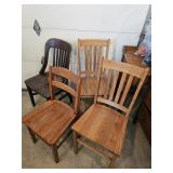 (1) Pair of Chairs, (2) Non Matching Chairs