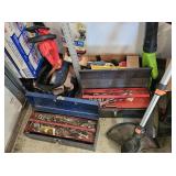 Variety of Tools, (2) Tool Boxes, Hand Tools