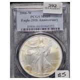 2006 W Eagle 20th Anniversary $1 PCGS MS69