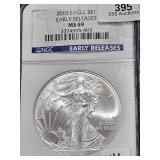2010 Eagle Early Releases $1 NGC MS69