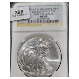 2013 W Eagle Early Releases $1 NGC MS69