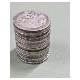 (18) 1934-1936 Walking Liberty Half Dollar