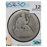 1853 O Liberty Seated Half Dollar