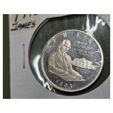 1993 S Commemorative Half Proof James Madison