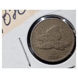1858 Small Cent Fyling Eagle