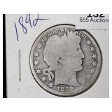 1892 Barber Half Dollar