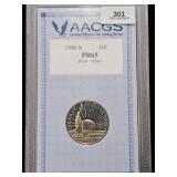 1986 S Commemorative Half AACGS PR65