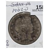 1902 O Barber Half Dollar