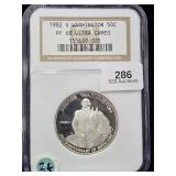 1982 S Commemorative Half NGC PF68 Ultra Cameo Was