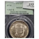 1950 S Commemorative Half PCGS MS64 Booker T. Wash