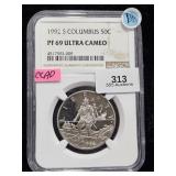 1992 S Commemorative Half NGC PF69 Ultra Cameo Col