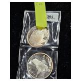 (1) 1 T Oz Silver Rounds